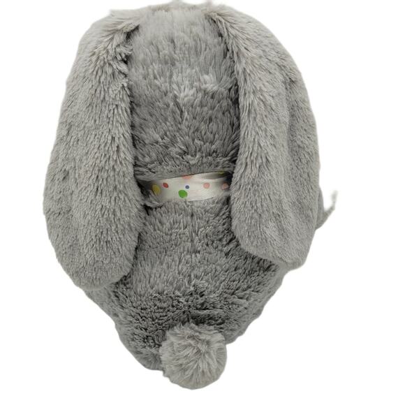 Tom's Toy International Gray Plush Lop Eared Easter Bunny Rabbit Stuffed Animal - Picture 3 of 12